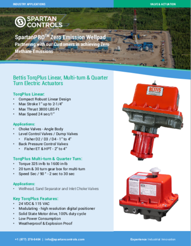 Bettis TorqPlus Linear Actuator