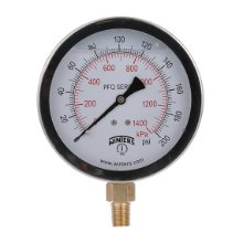 Winters PFQ Stainless Steel Liquid Filled Pressure Gauge