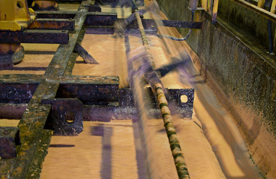 Flotation involves adding process reagents to flotation cells.