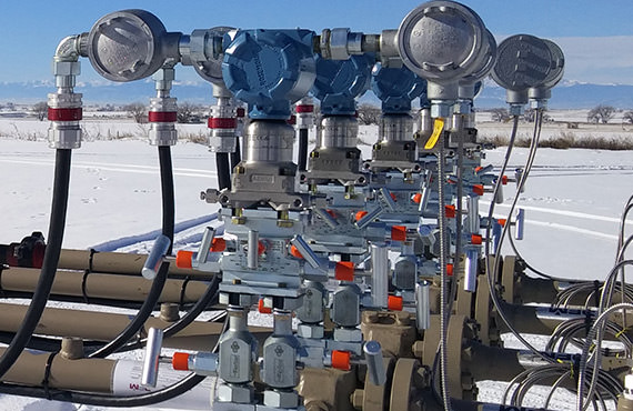 At a terminal facility, storage tanks require a network of piping connections to control fluid flow around the tank farm.  At a terminal facility, storage tanks require a network of piping connections to control fluid flow around the tank farm.