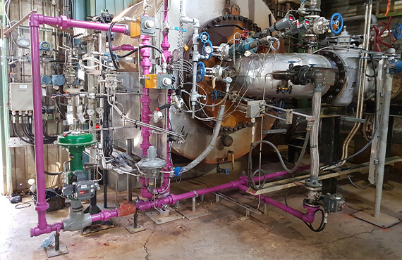 The Canadian Standards Association (CSA) safety standard CSA B149.3 code outlines guidance on the minimum expectations to ensure the safe design of fuel trains.