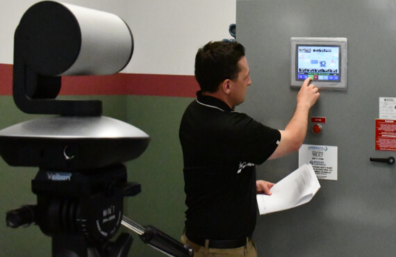 lcd panel test video factory