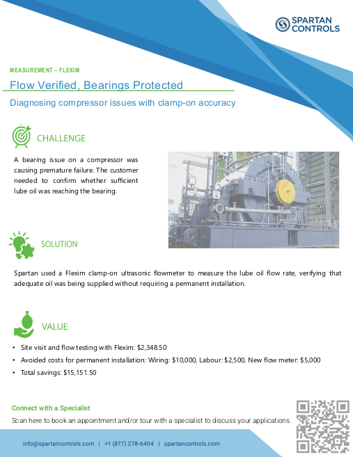 Flow Verified, Bearings Protected