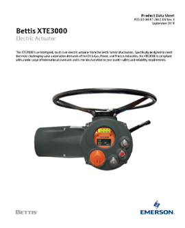 Bettis XTE3000 Electric Actuator PDS