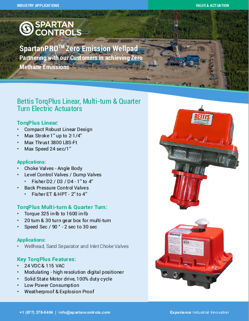 Bettis TorqPlus Linear Actuator